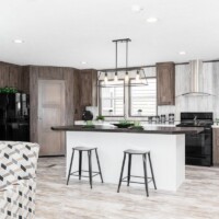 King air model home kitchen area