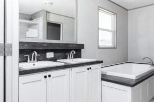 Diamond model home kitchen from Monroe County Mobile Homes