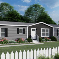 Exterior of Diamond model home from Monroe County Mobile Homes