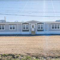 Exterior of 2010 model home from Monroe County Mobile Homes