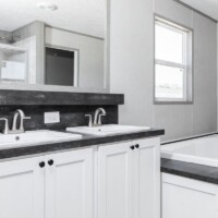 Diamond model home kitchen from Monroe County Mobile Homes