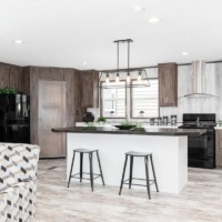 King air model home kitchen area