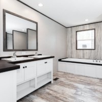 Interior of King Air model home from Monroe County Mobile Homes